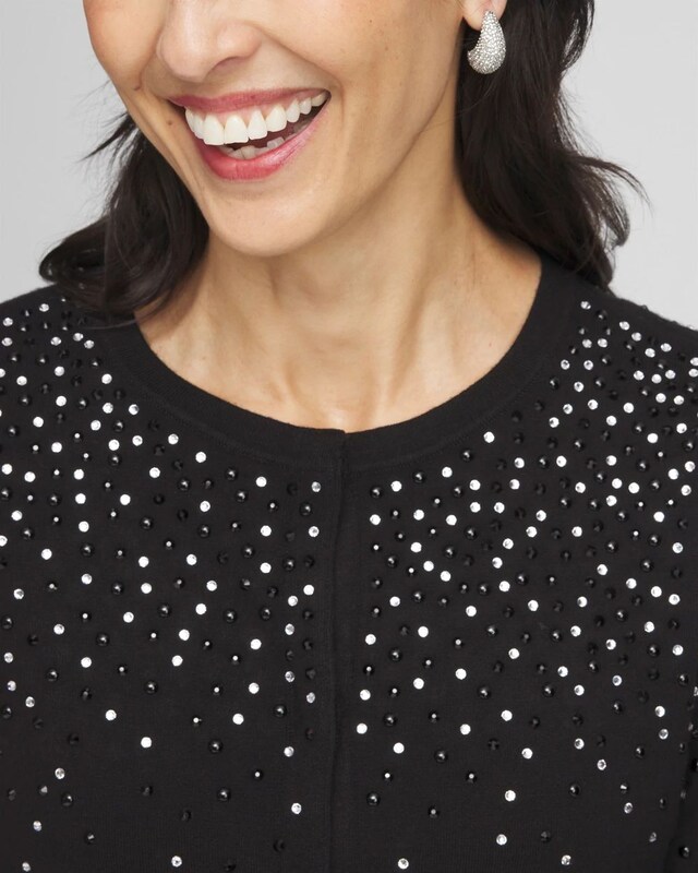 Embellished Button Cardigan - image 4